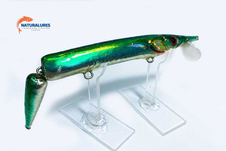 100 mm Natural Kefal Su üstü El Yapımı Sahte Balık