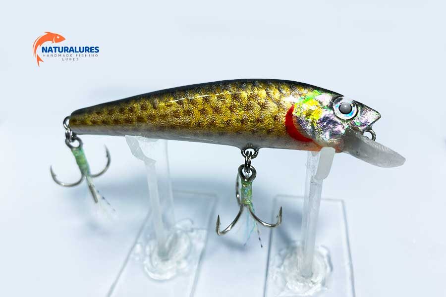 70 mm Natural Kefal El Yapımı Sahte Balık