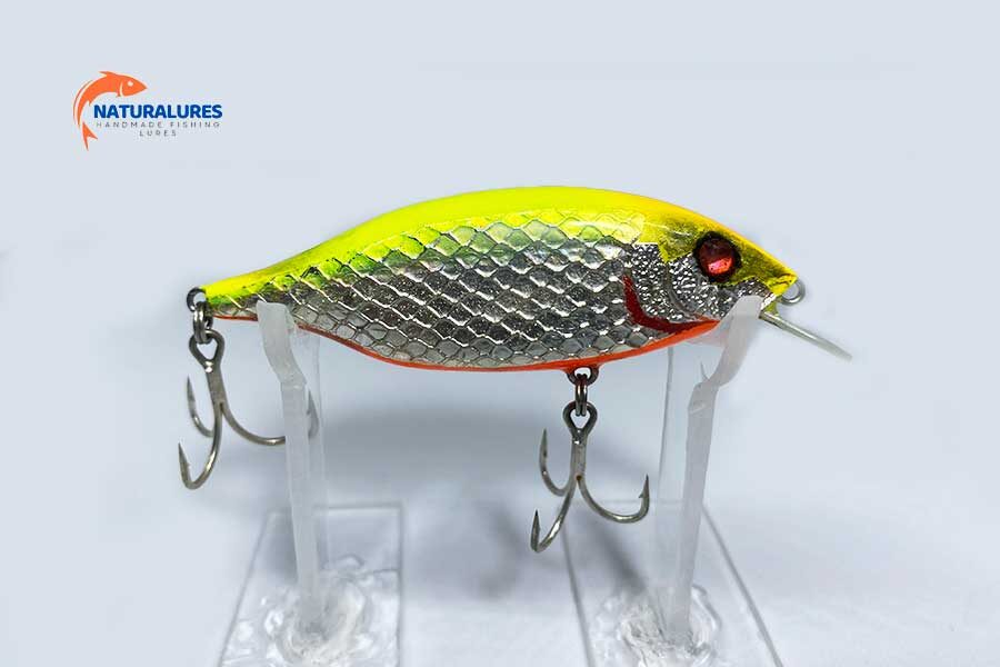 66 mm Natural İspari El Yapımı Sahte Balık