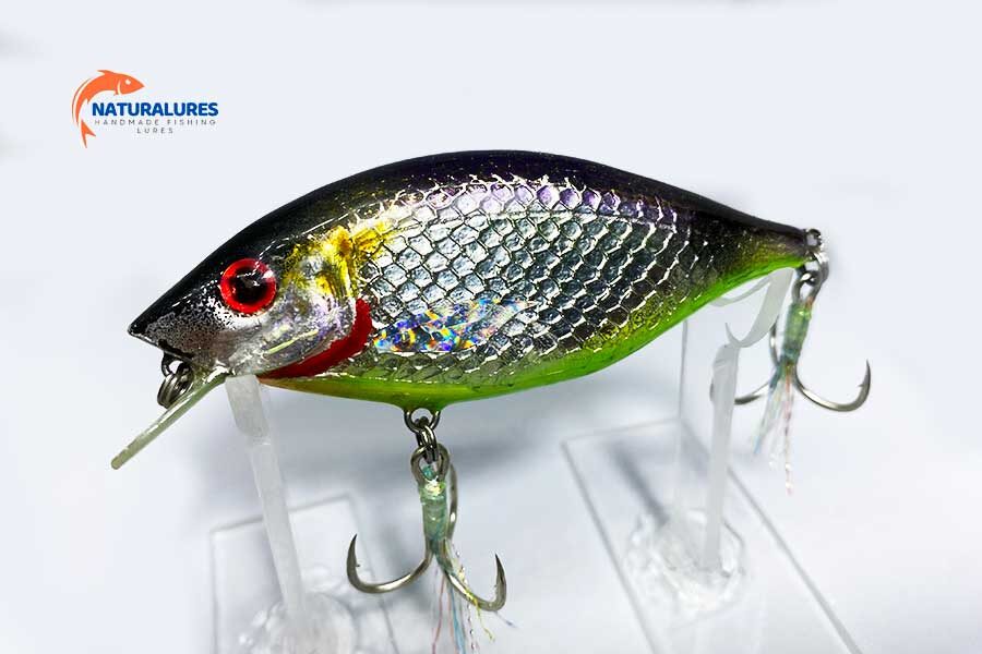 75 mm Natural İspari El yapımı Sahte Balık