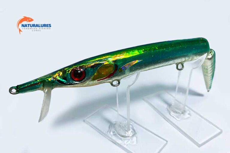 100 mm Natural Kefal Su üstü El Yapımı Sahte Balık