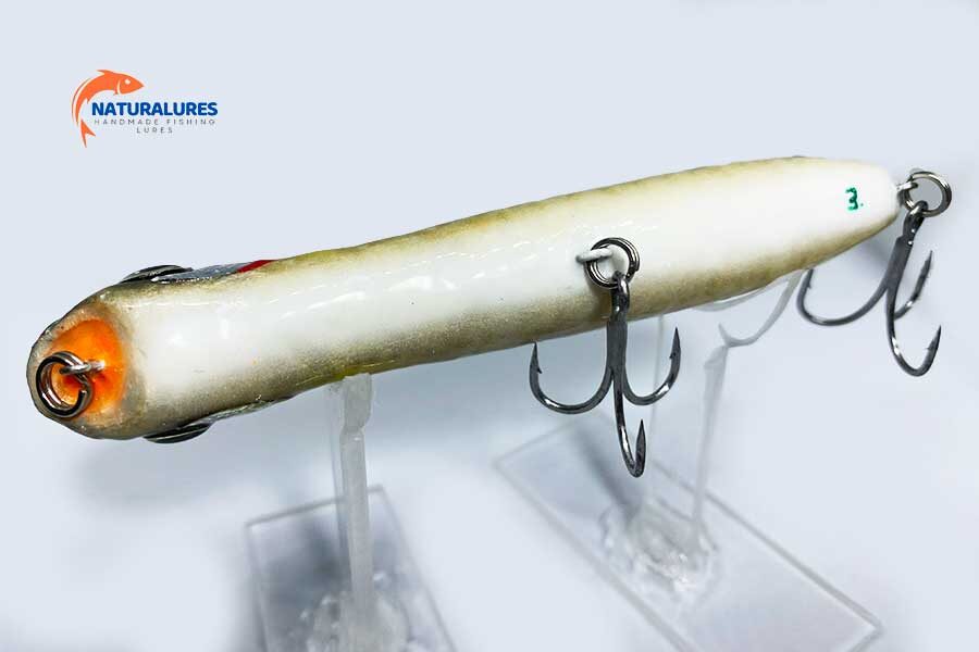 100 mm Natural Kefal Su üstü El Yapımı Sahte Balık