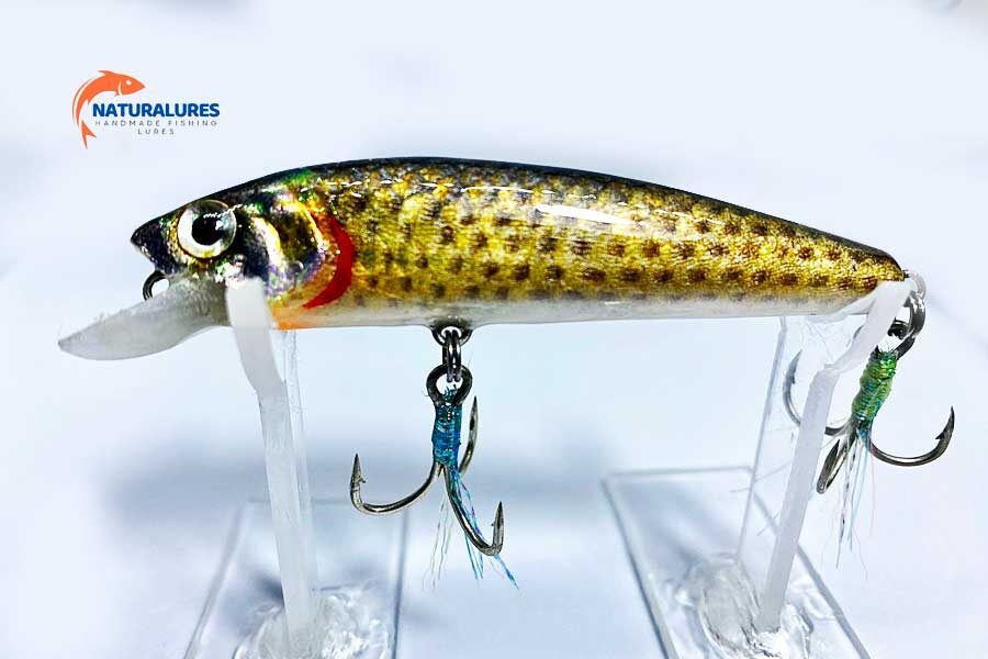 70 mm Natural Kefal El Yapımı Sahte Balık