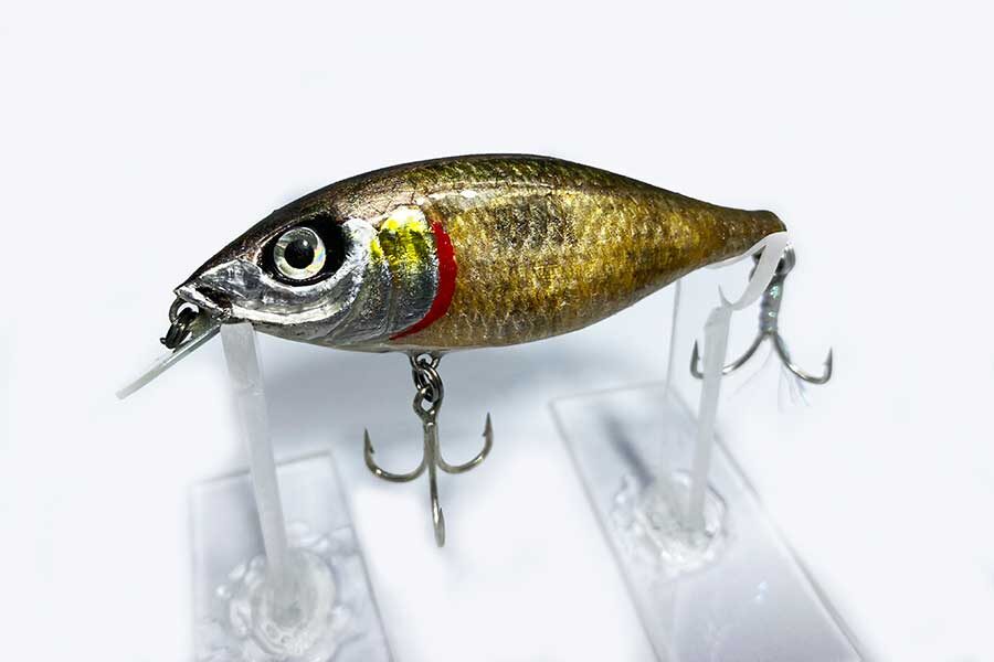 66 mm Natural İspari El Yapımı Sahte Balık